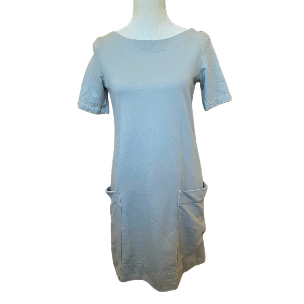 Prairie Underground Front Pockets Organic Cotton Dress Zip Tunic size S